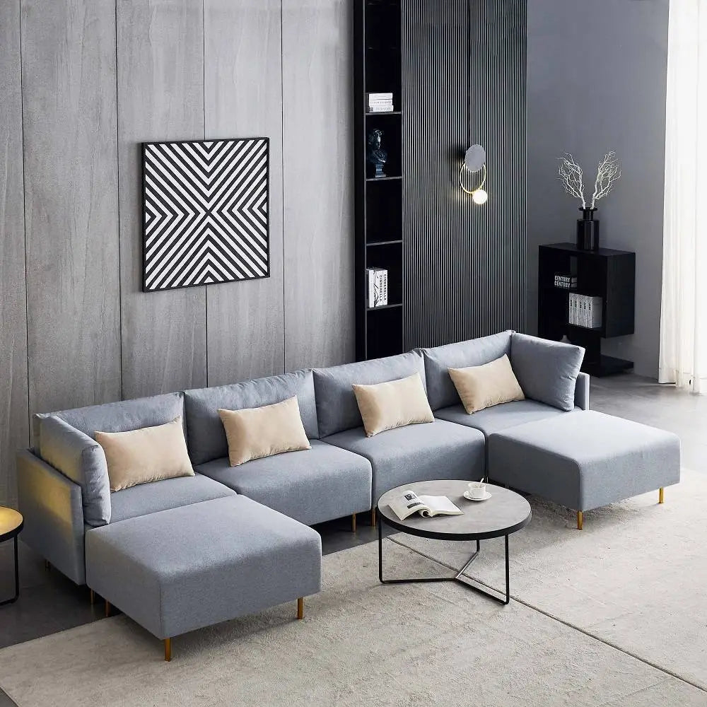 Shane U Shape Sofa - Homzy