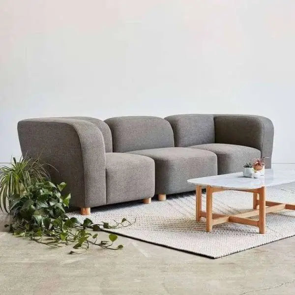 Sofia 3 Seater Sofa + 3 Free Cushions - Homzy