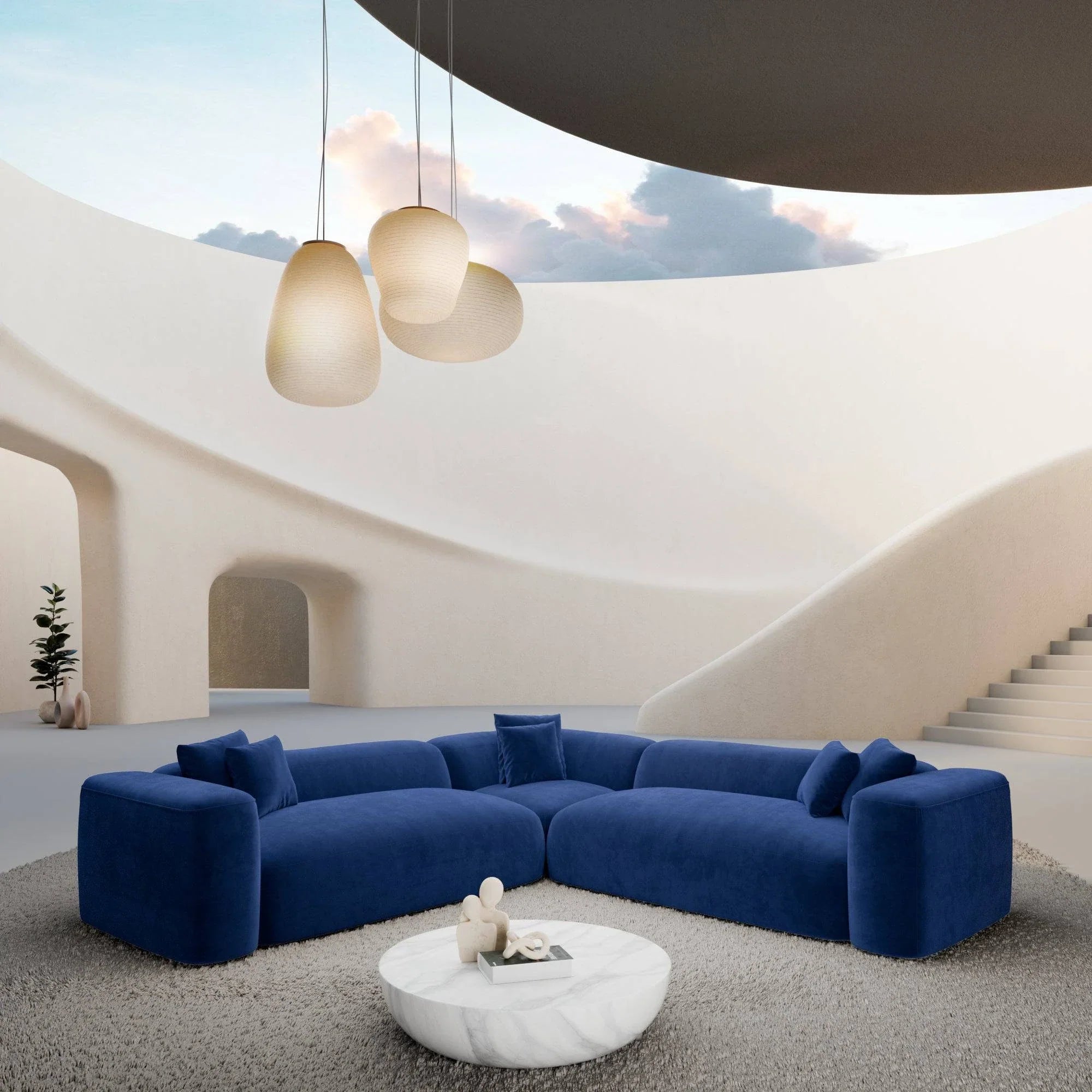 Terry L Shape Sofa - Homzy