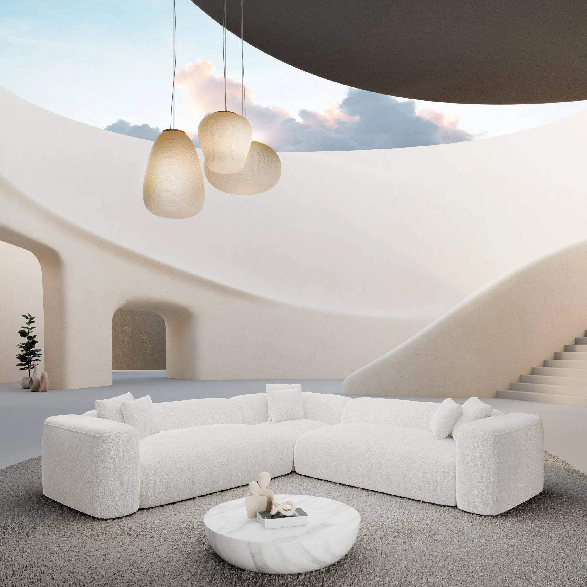 Terry L Shape Sofa - Homzy