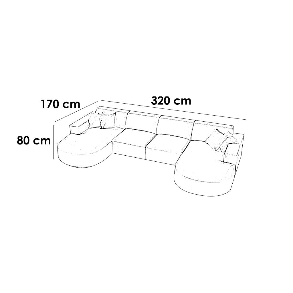 Sienna U-Shaped Sofa