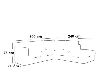 Breeze L shape sofa