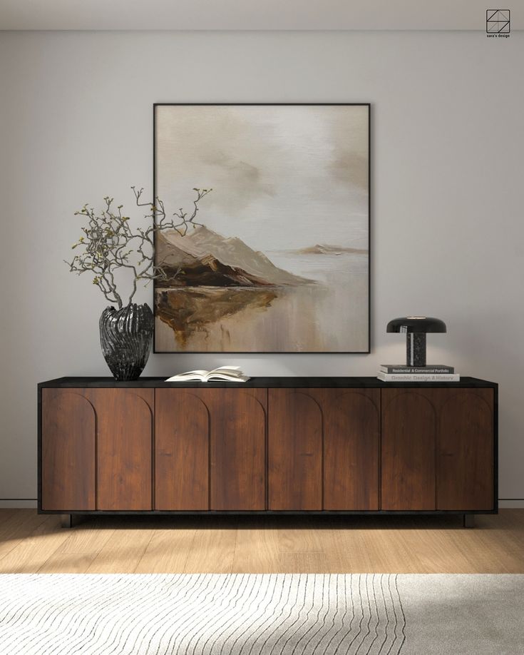 Sienna Walnut Buffet Cabinet