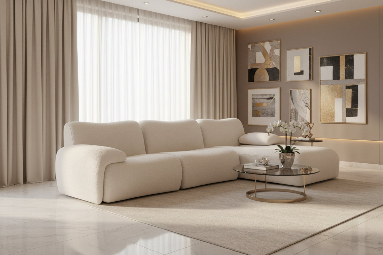 Urbana Luxe L shape Sofa - Homzy