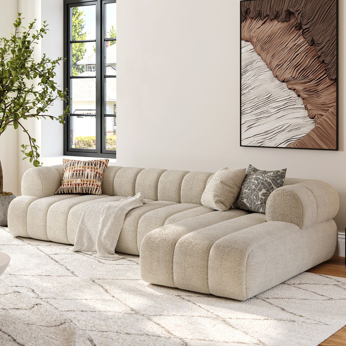 Lebo L shape Couch