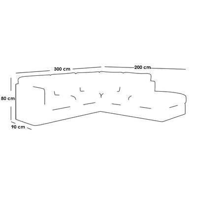 Phoenix L shape Sofa description