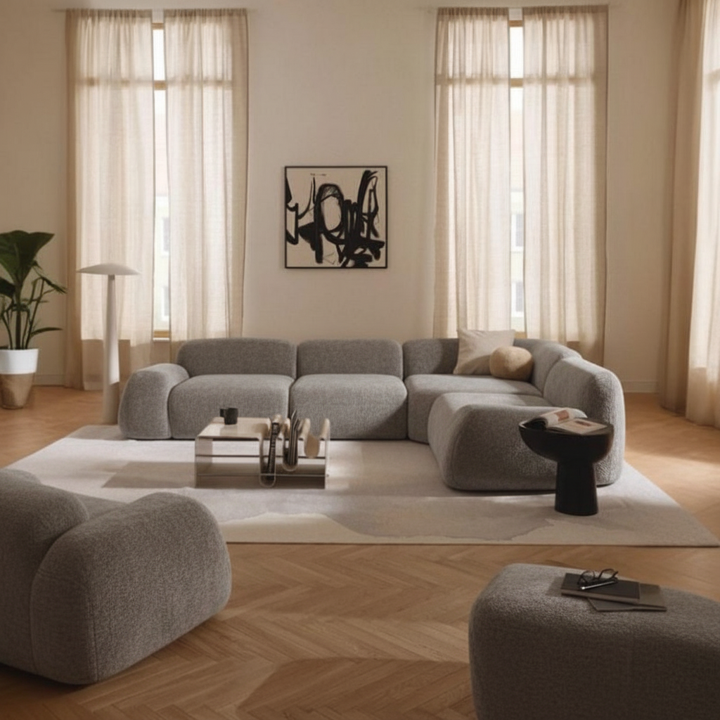 Phoenix L shape Sofa description