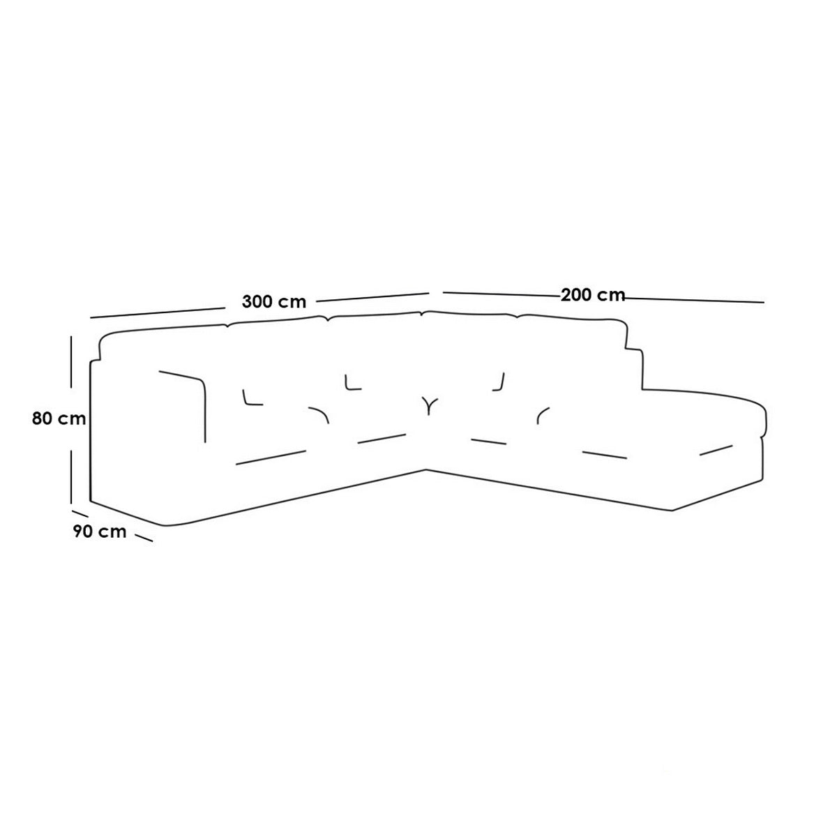 Ember L shape Sofa