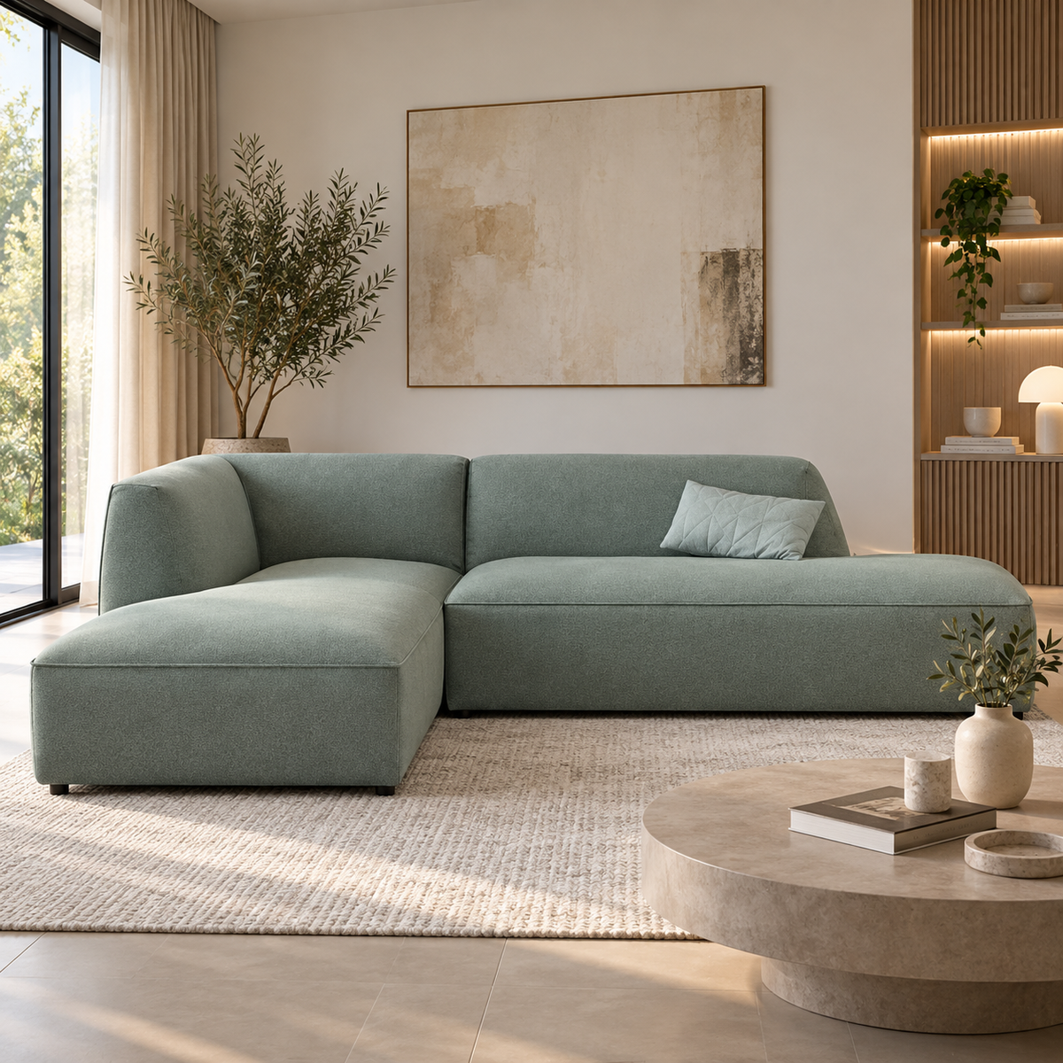 Nyla L Shape Sofa