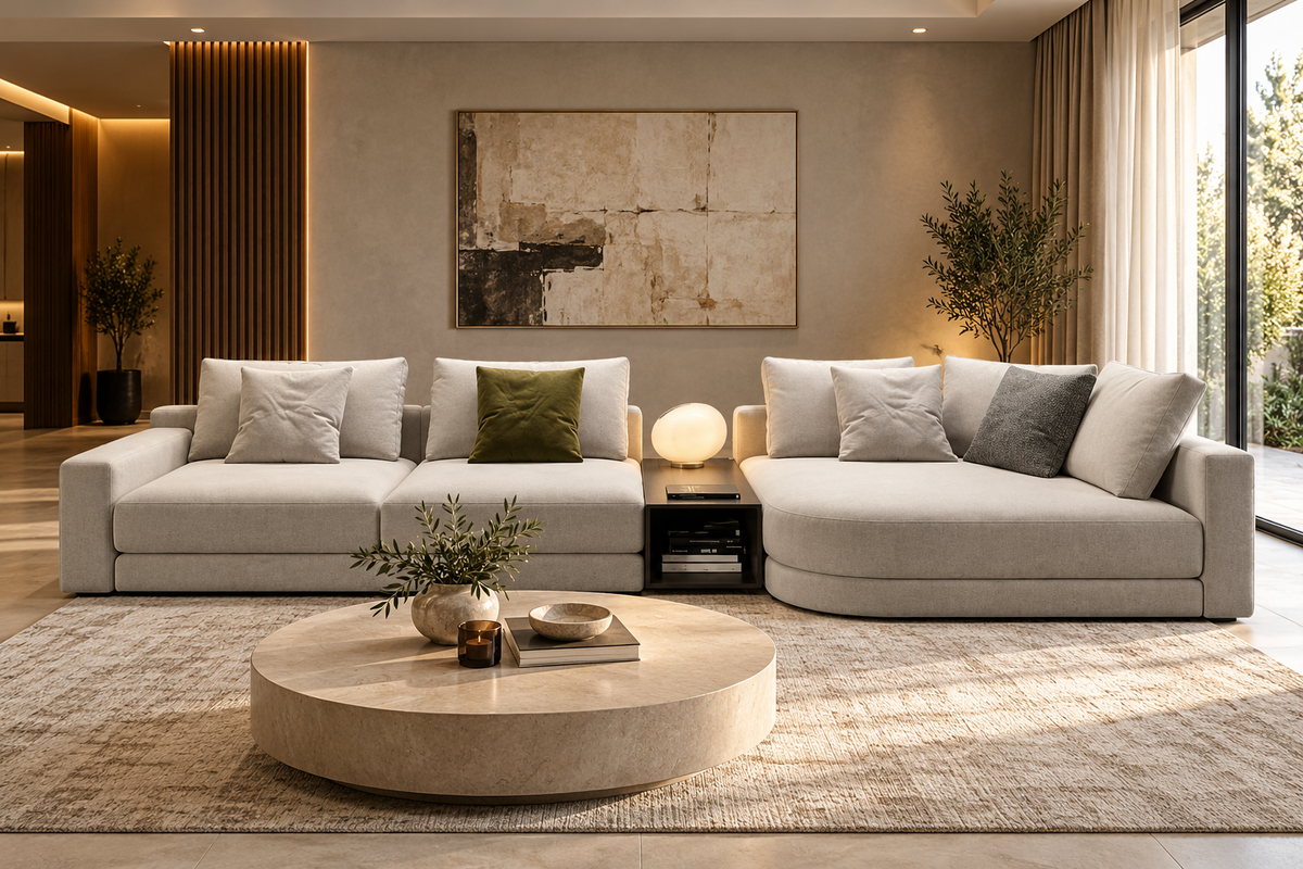Riven L Shape Sofa