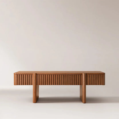 🌿 Homzy “Sabina Flute” Coffee Table - Homzy