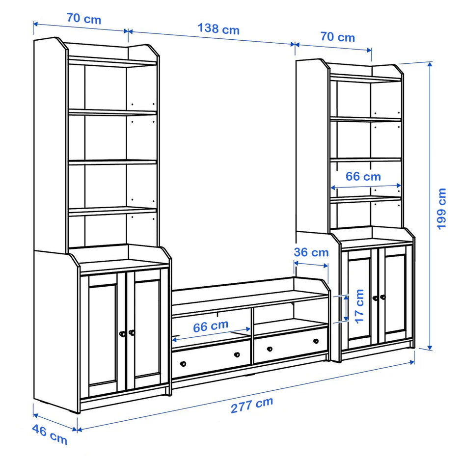 Lilianna TV Unit with storage