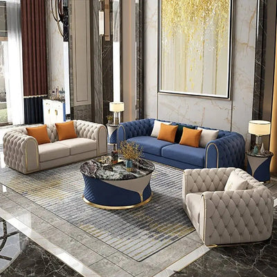Angelica Living Room Set + 3 Free Cushions - Homzy