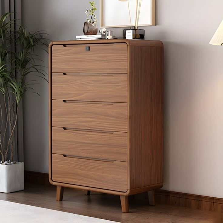 Aurora Curve 5-Drawer Chest - Homzy