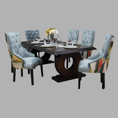 Dining table with 6 chairs – Locally made - Homzy