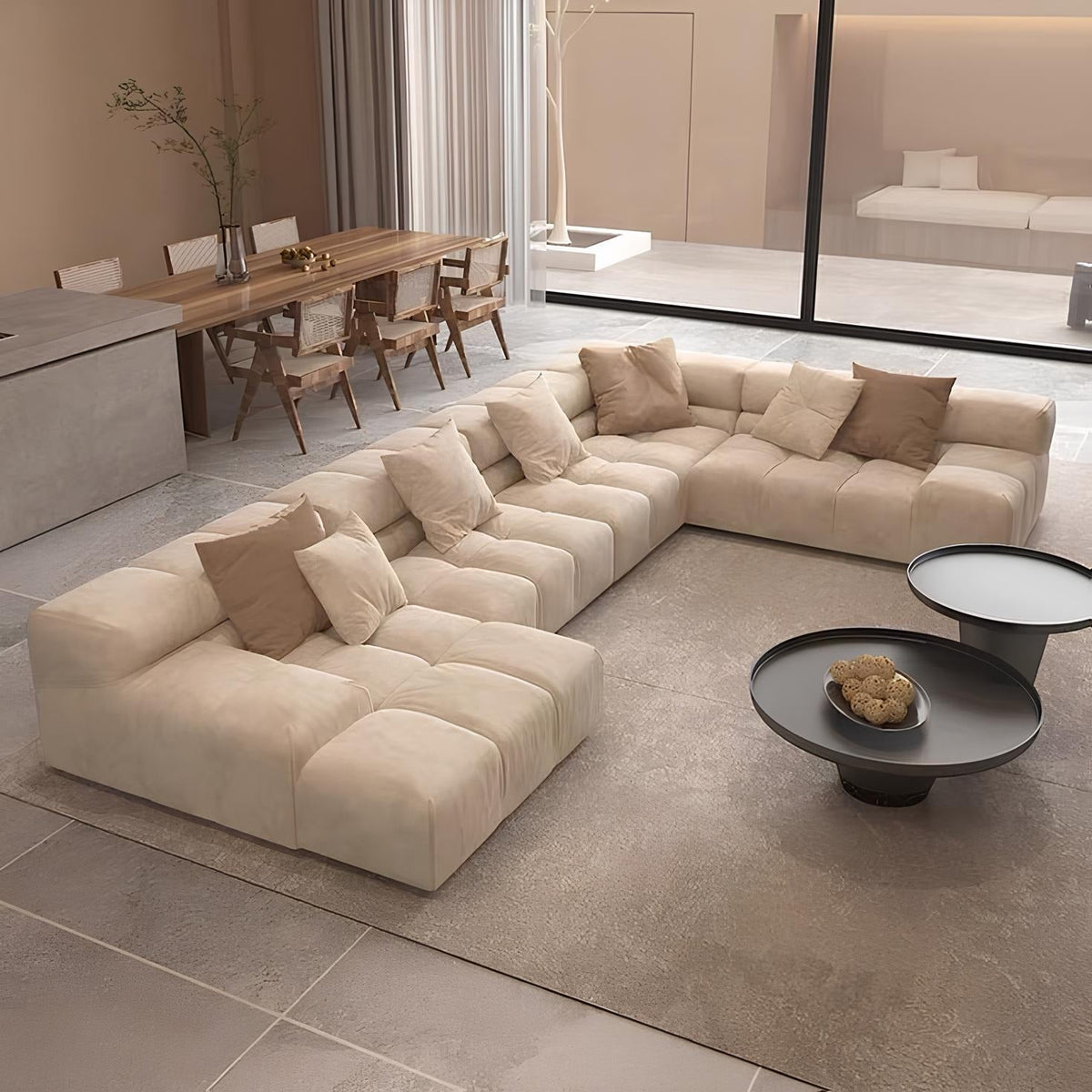Beau U-shape Sofa - Homzy