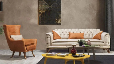 Clark Living Room Set + 3 Free Cushions - Homzy