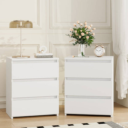 Cullinan 3 drawer Bedside Table