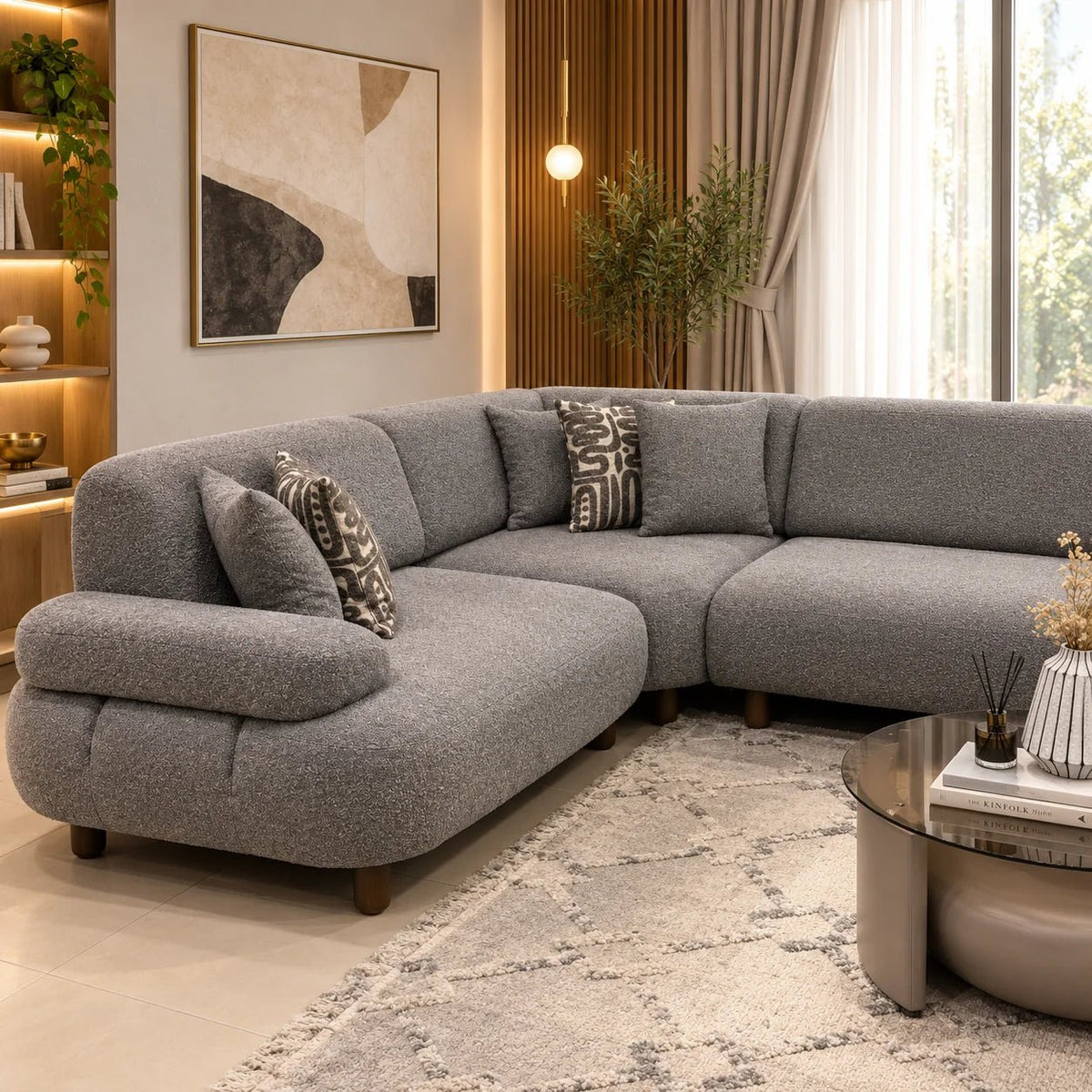 Eira L Shape Sofa - Homzy