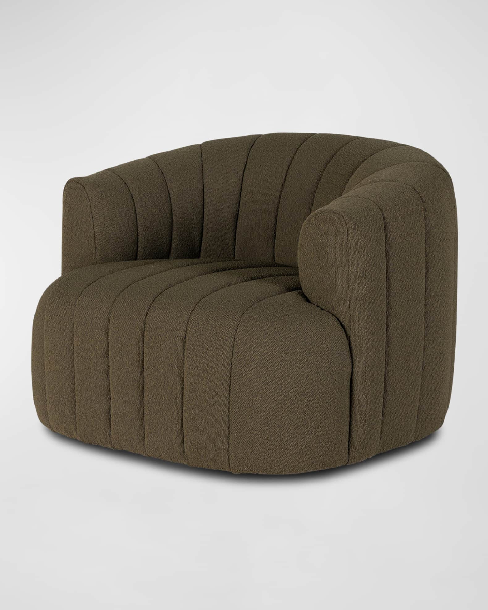 Elliana Boucle Swivel Chair - Homzy