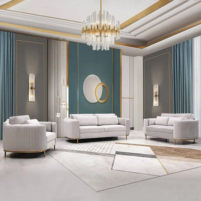 Elma Living Room Set + 3 Free Cushions - Homzy