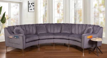 Elmer U Shape Sofa + 3 Free Cushions