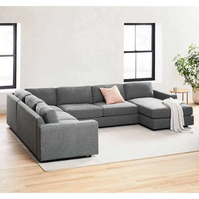 Elsie U Shape Sofa + 3 Free Cushions - Homzy