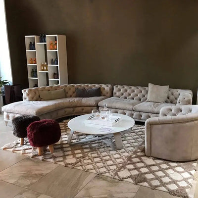 Ferdane L Shape Sofa + 3 Free Cushions - Homzy