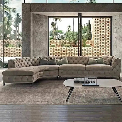 Ferdane L Shape Sofa + 3 Free Cushions - Homzy