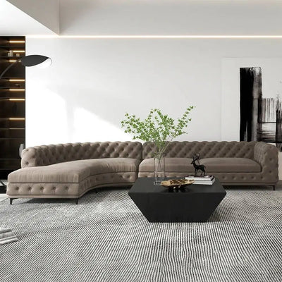 Ferdane L Shape Sofa + 3 Free Cushions - Homzy