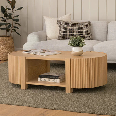 Fortra Oval Coffee Table - Homzy