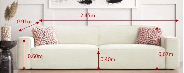 Jessie 3 Seater Sofa