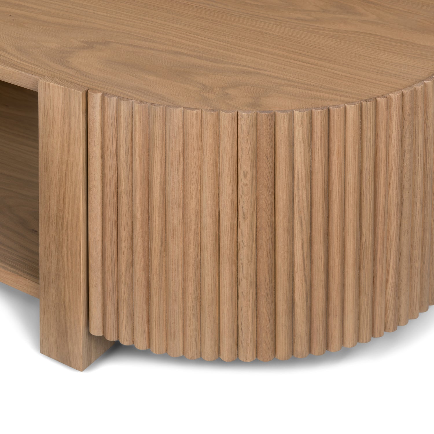 🌿 Homzy “Fortra Oval” Coffee Table - Homzy