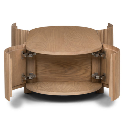 🌿 Homzy “Fortra Oval” Coffee Table - Homzy