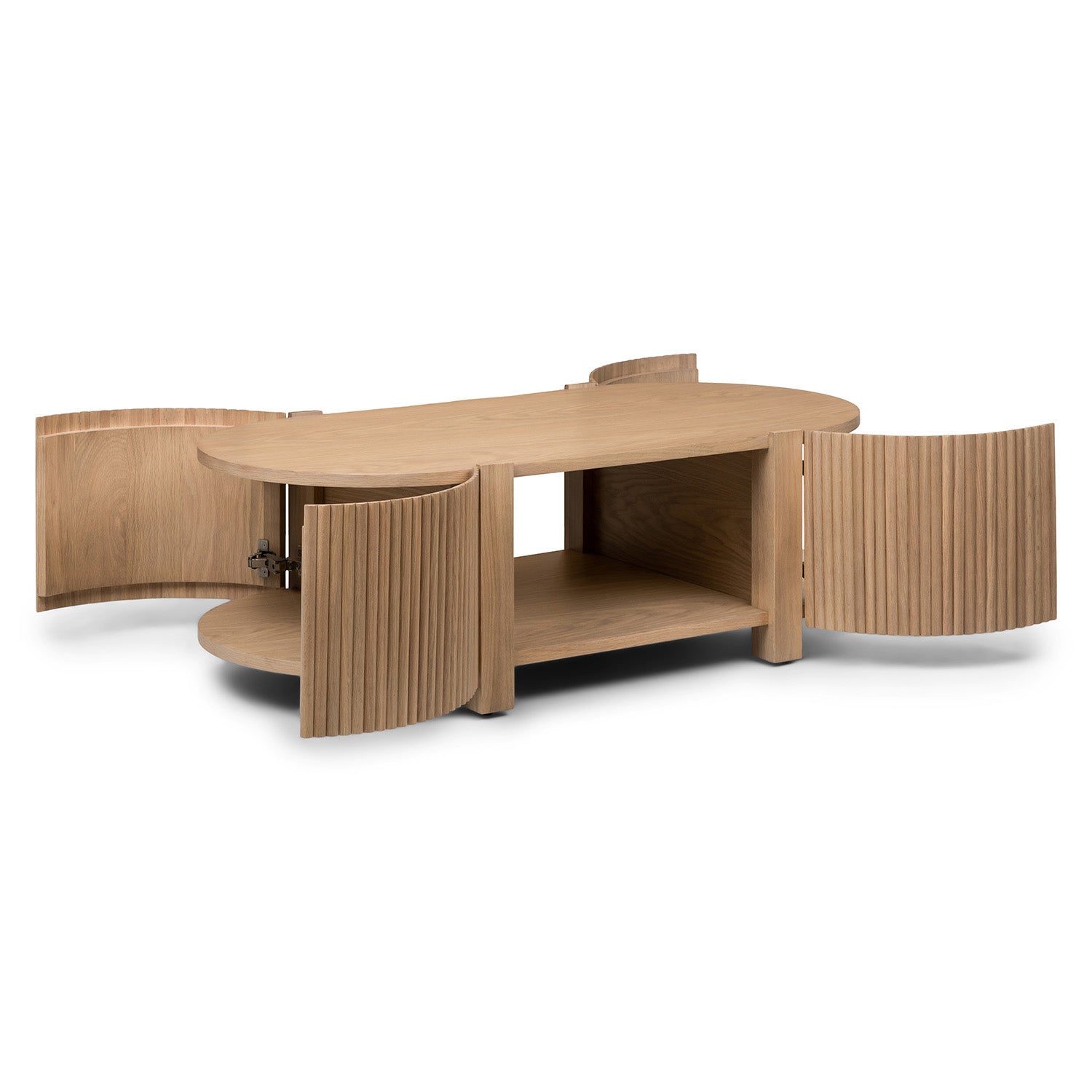 🌿 Homzy “Fortra Oval” Coffee Table - Homzy