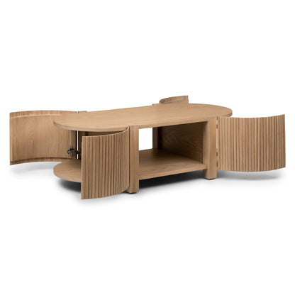 🌿 Homzy “Fortra Oval” Coffee Table - Homzy