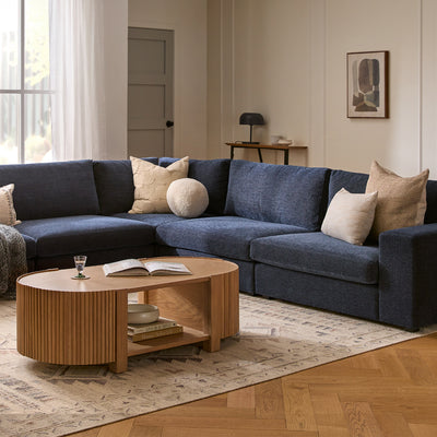 🌿 Homzy “Fortra Oval” Coffee Table - Homzy