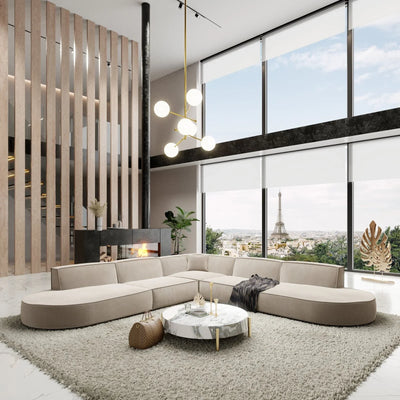 Lydia L Shape Sofa - Homzy