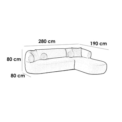 Kaylen L shape Sofa - Homzy