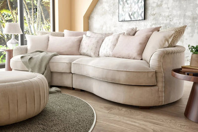 Logan 4 Seater Sofa + 3 Free Cushions - Homzy