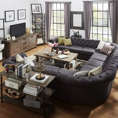 Lyn U Shape Sofa + 3 Free Cushions - Homzy