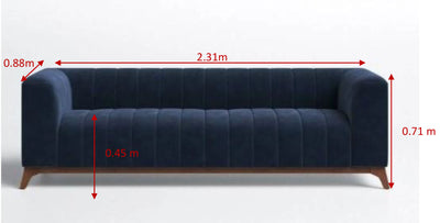 Miller 3 Seater Sofa - Homzy
