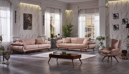 Morgan Living Room Set + 3 Free Cushions