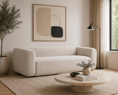 Nara 3 Seater Sofa + 4 Free cushions - Homzy