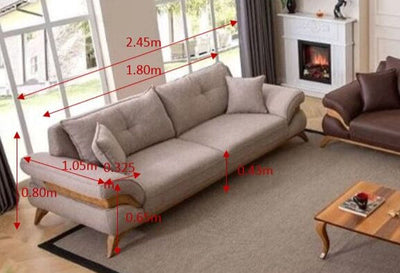 Niven 3 Seater Sofa - Homzy