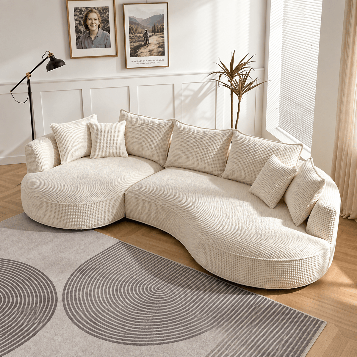 Oren L Shape Sofa - Homzy