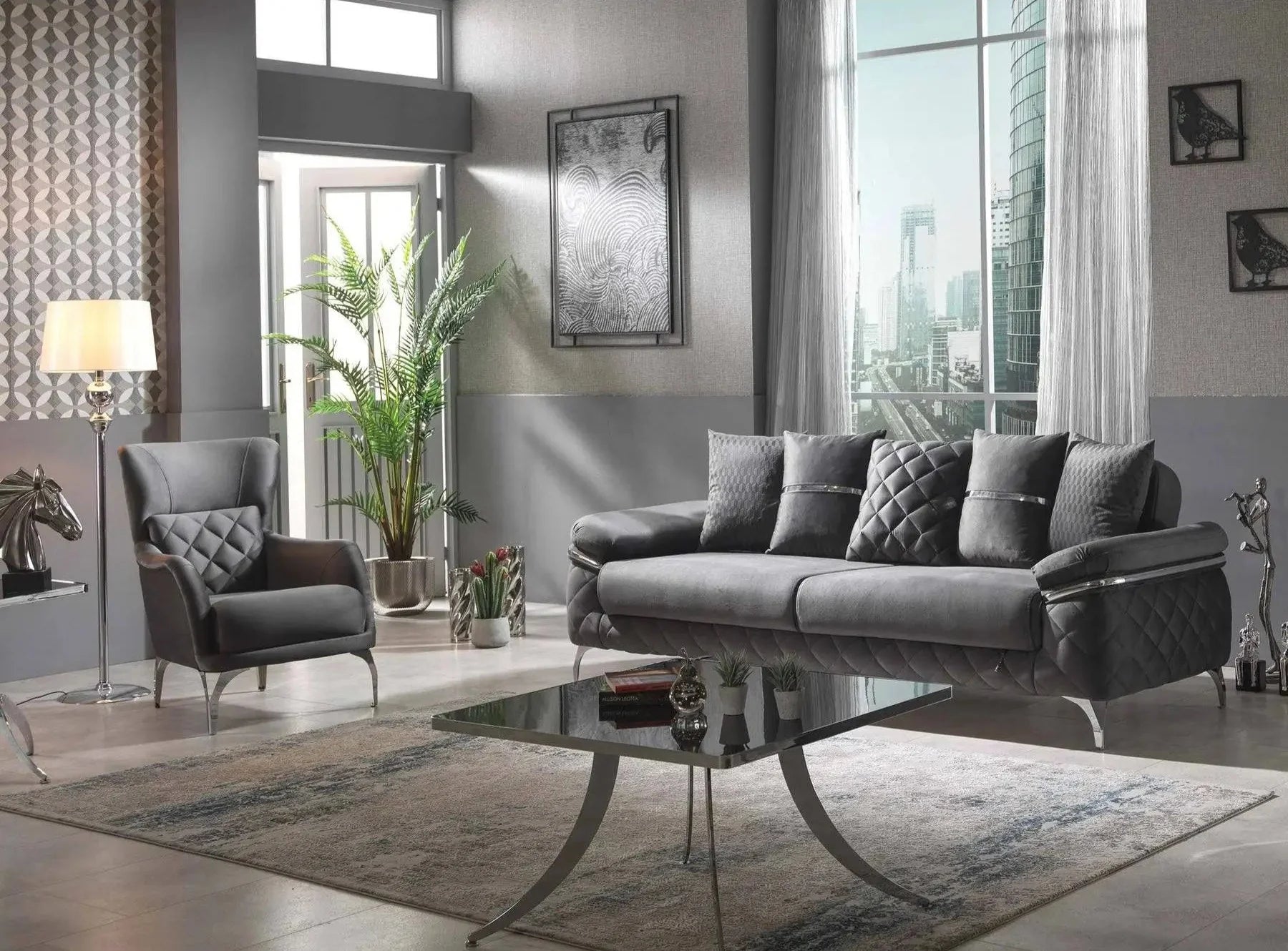 Orla Living Room Set + 3 Free Cushions