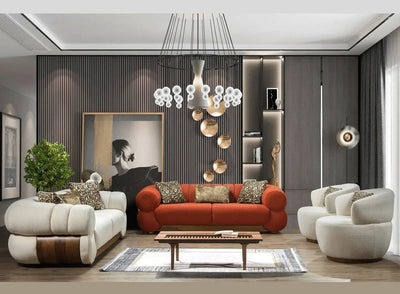 Orlando Living Room Set + 3 Free Cushions - Homzy