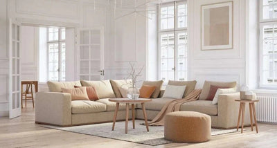 Oscar L Shape Sofa + 3 Free Cushions - Homzy