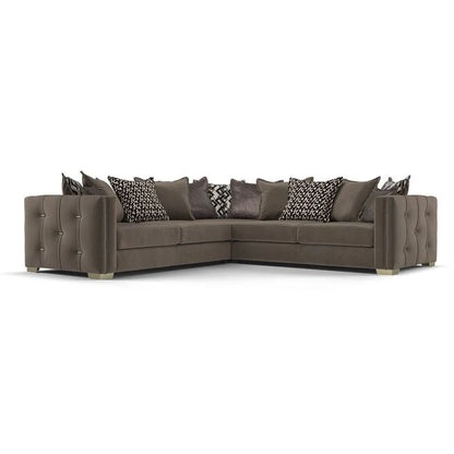 Pamela L Shape Sofa + 3 Free Cushions